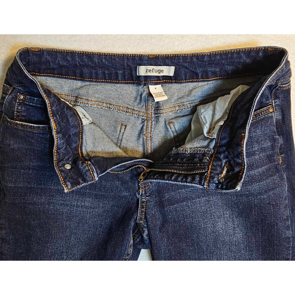 Refuge Jeans Stretch Mid Rise Women's Skinny Size 8 - Picture 4 of 9